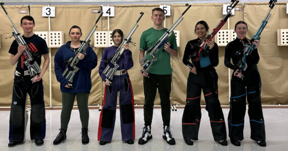 Five members of the Sabertooth Shooting Squad in Oak Harbor are competing at the Pardini Nationals that takes place at Camp Perry, Ohio in late January. (Photo courtesy of Victor Zarate)