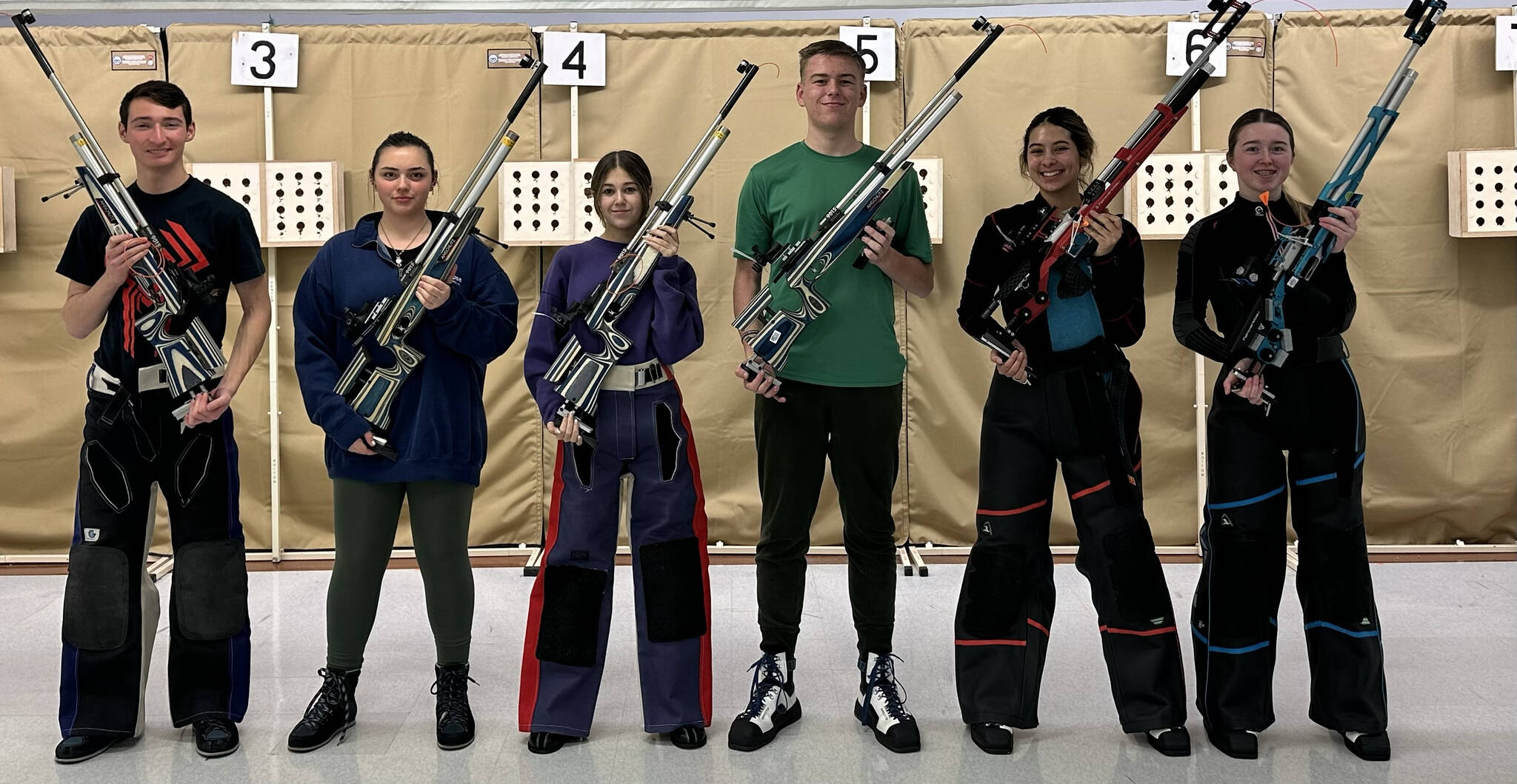Five members of the Sabertooth Shooting Squad in Oak Harbor are competing at the Pardini Nationals that takes place at Camp Perry, Ohio, in late January. (Photo courtesy of Victor Zarate)