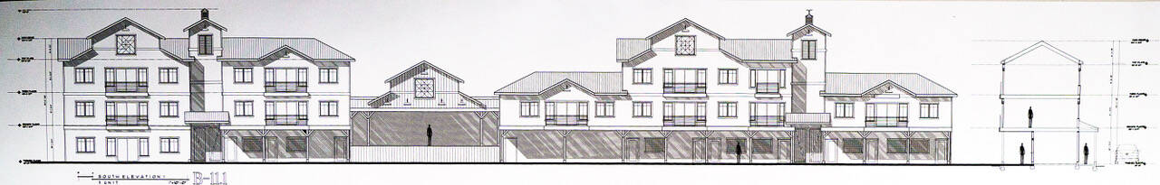 Concept image provided
Most recent plans show three-story apartments above the concession stands.