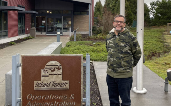 Veteran James, ‘bridges the gap’ between veterans and their community with help from Island Transit.