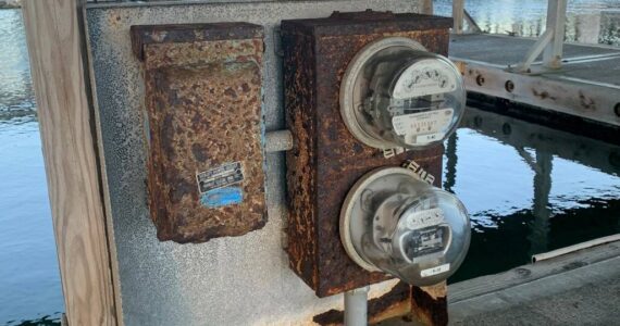 Photo provided
The junction boxes at the Oak Harbor Marina haven’t been updated since the 1990s.
