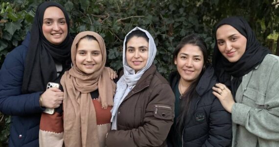 Photo provided
From left, Afghan Advantage teachers Tuba, Sana, Parwin, Zahra and Sarah.