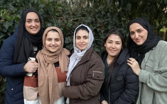 Photo provided
From left, Afghan Advantage teachers Tuba, Sana, Parwin, Zahra and Sarah.