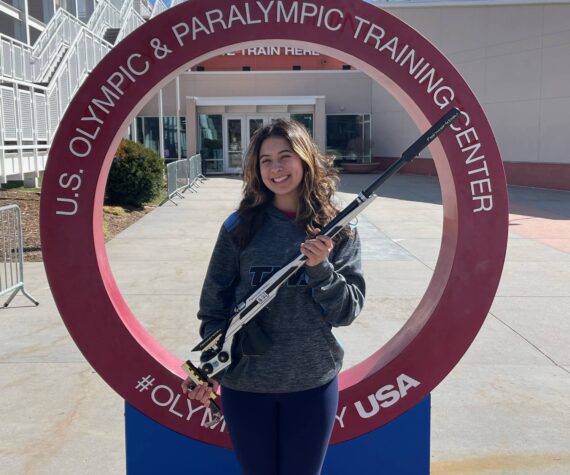 Photo by Victor Zarate
Oak Harbor shooter Victoria Zarate competed in the Junior Olympics that took place April 1 through 3 in Colorado Springs, Colo.
