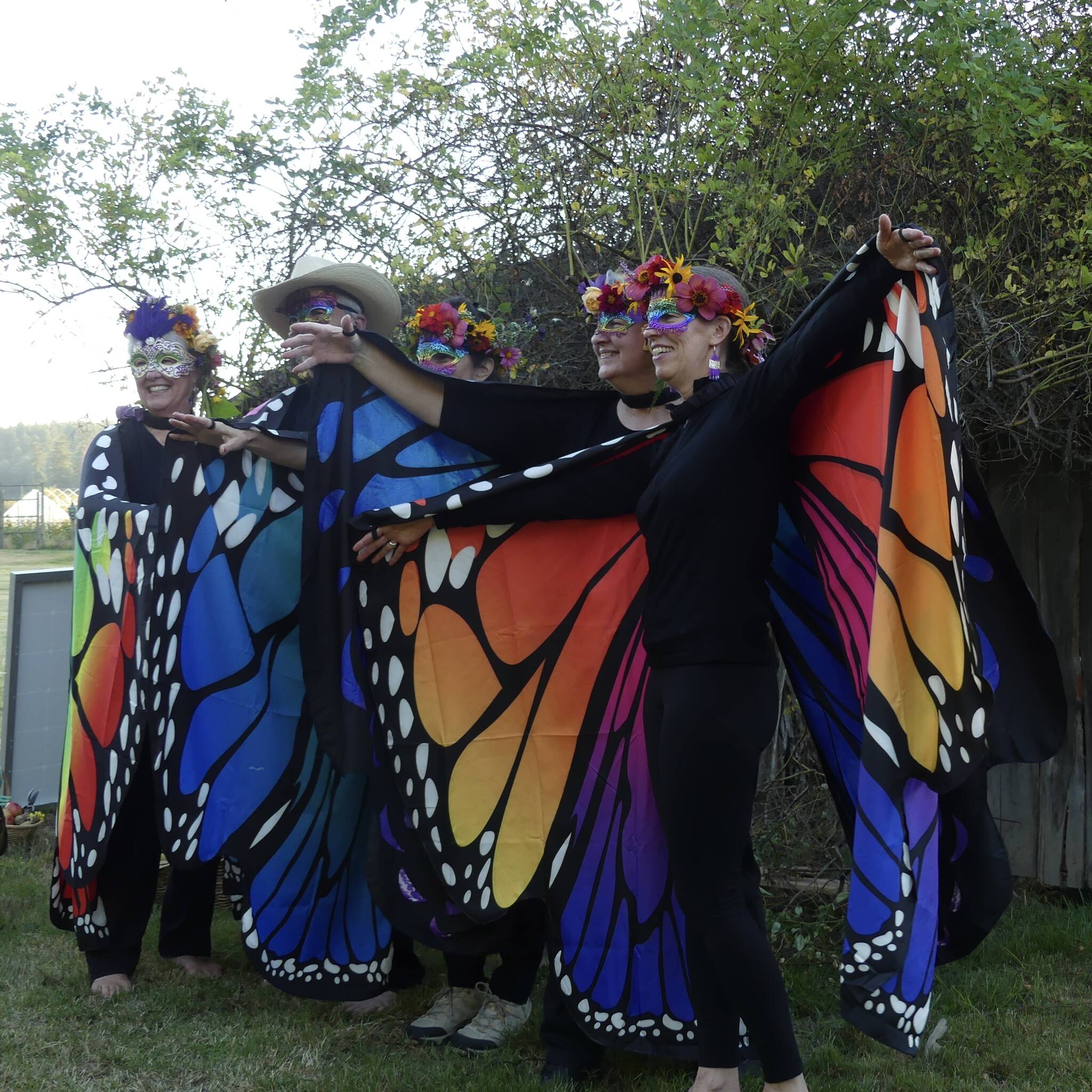 (Photo courtesy of Judy Feldman/Organic Farm School). Participants at a past Farm Fashion Shows went all out in their costumes.