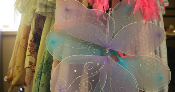 Photo by Marina Blatt
Purchase costumes at the garage sale to live out your fairytale fantasies.