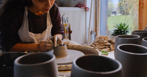 Pottery has a long history of importance to humanity, giving the practice a sense of "spirituality" Sasha Polonko feels at the throwing wheel.