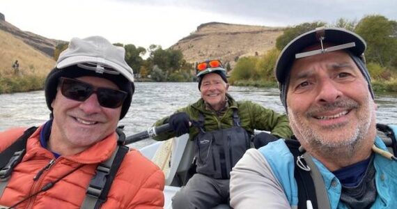 Greg Banks, at right, adventures outdoors with his brothers.