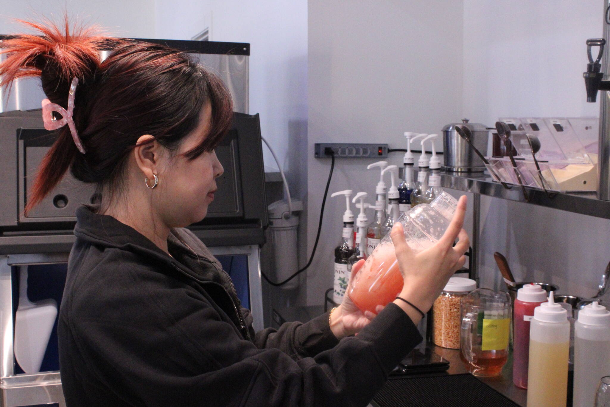 Photo by Allyson Ballard
Trinh Musni attended culinary school in Vietnam months prior to the restaurant’s opening, and serves as the manager and cook.