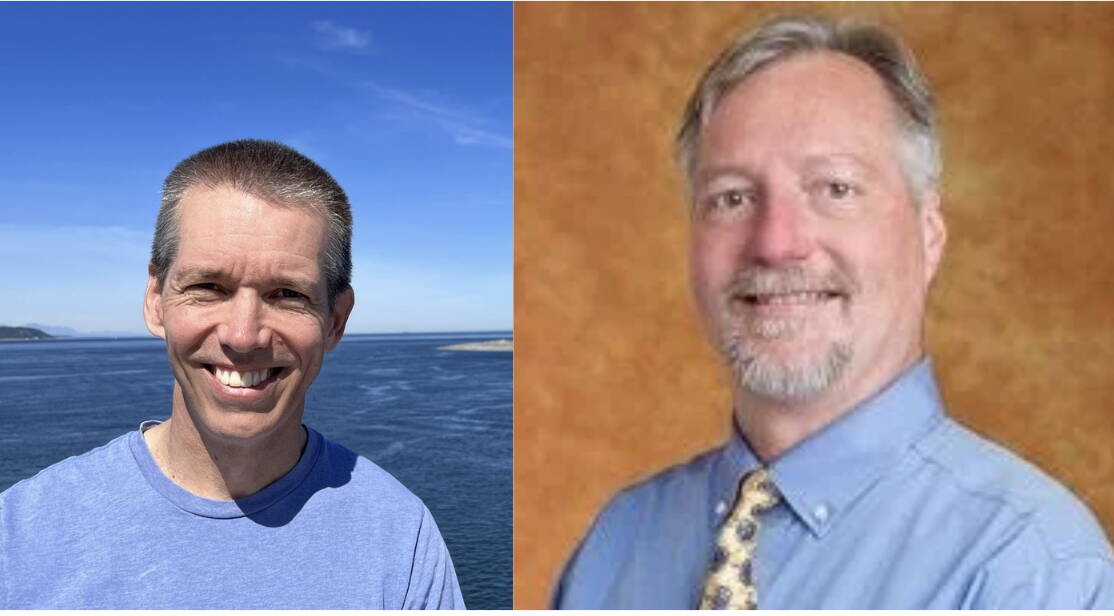 Dr. Gasper, at left, and Dr. Rochier.