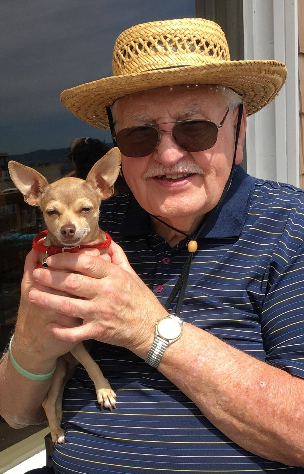 Henry Kennedy, pictured here with his dog, Chevy, may not be alive today if not for Blake King.