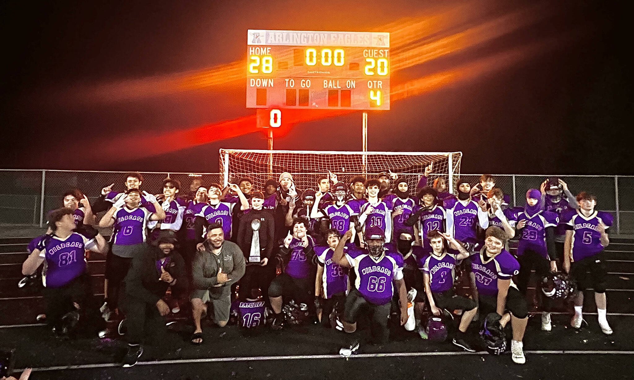 (Photo provided) A glimpse of the future of high school football on Whidbey could be seen last weekend in Arlington.