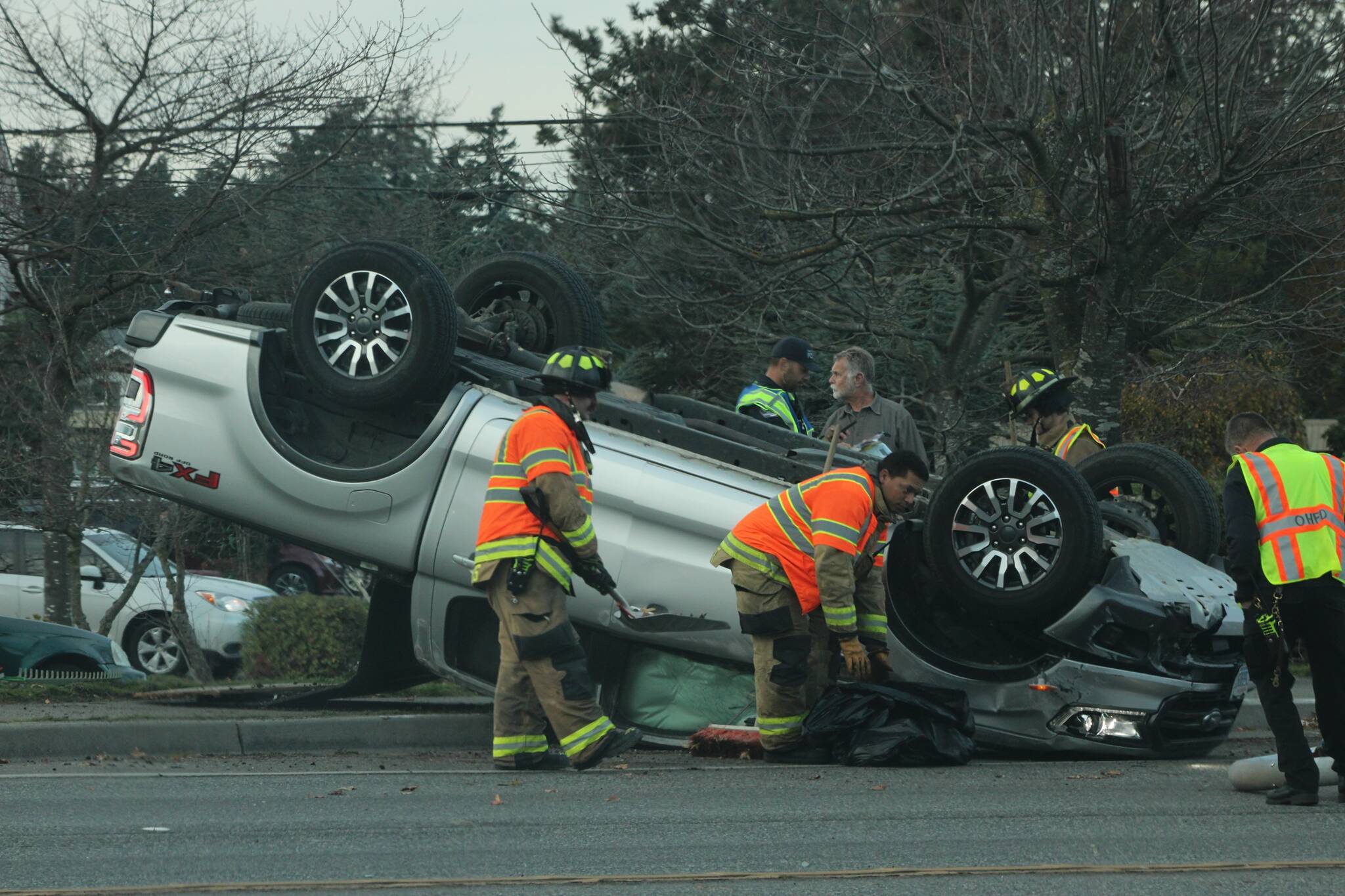 (Photo by Allyson Ballard) The crash occurred Wednesday afternoon.