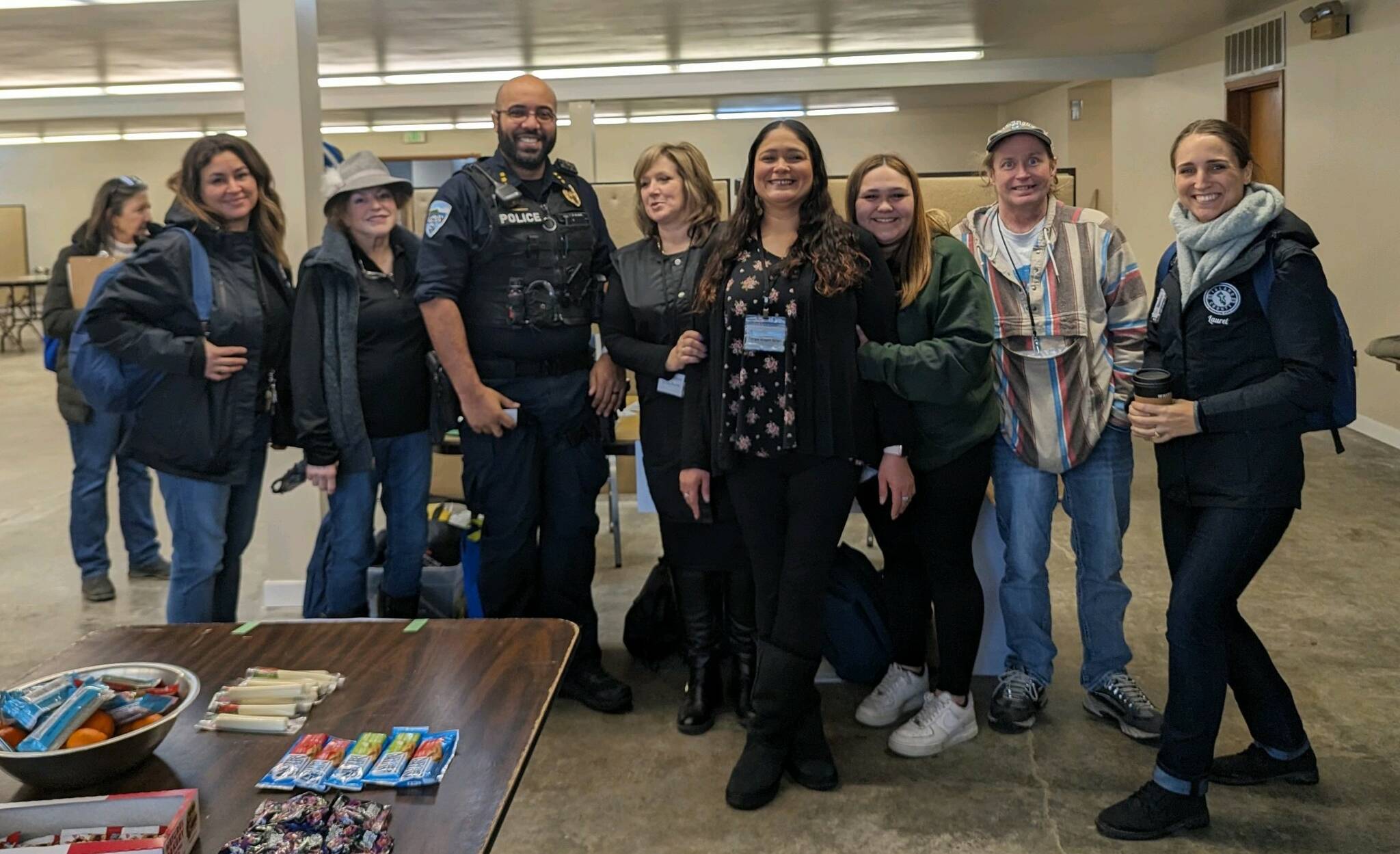 (Photo provided) Haven staff and community partners gear up for the annual Point in Time Count.