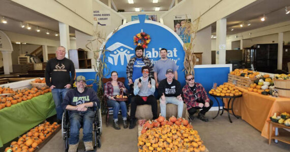 Store employees, volunteers and interns at the Habitat for Humanity of Island County’s Oak Harbor store. Photo courtesy Habitat for Humanity of Island County