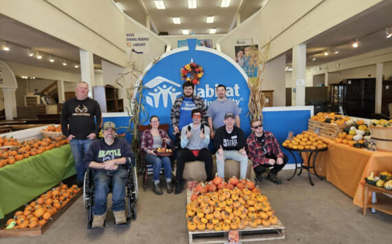 Store employees, volunteers and interns at the Habitat for Humanity of Island County's Oak Harbor store. Photo courtesy Habitat for Humanity of Island County