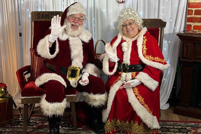 Photo provided
Guests can meet Santa and Mrs. Claus at the drive-in’s Christmas Market.