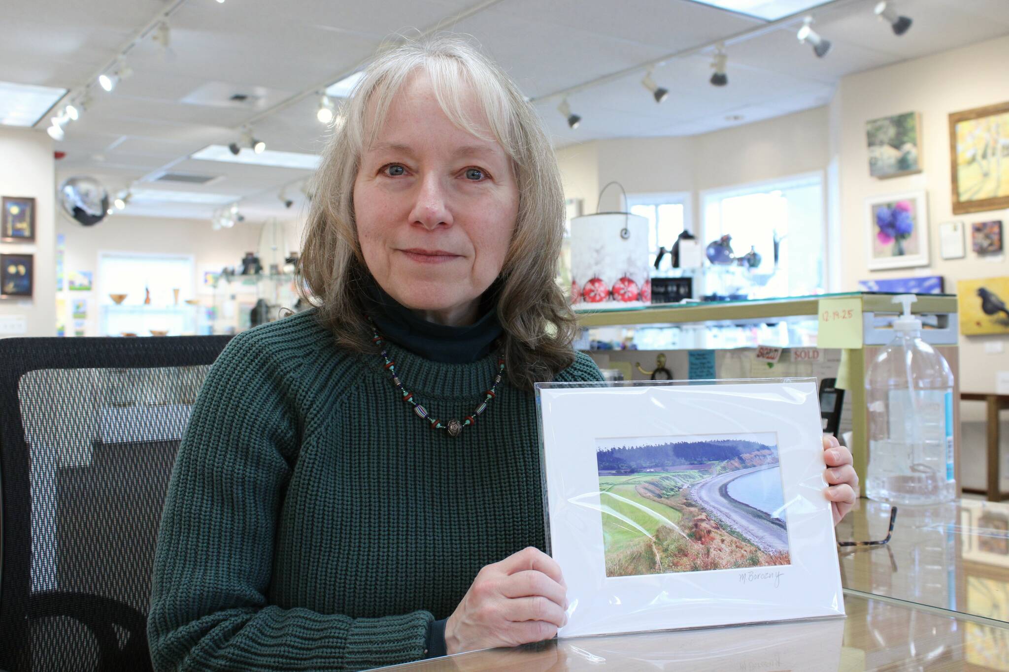 (Photo by Allyson Ballard) Marianne Borozny, a photographer for almost 40 years, is the Penn Cove Gallerys artist of the month of December.