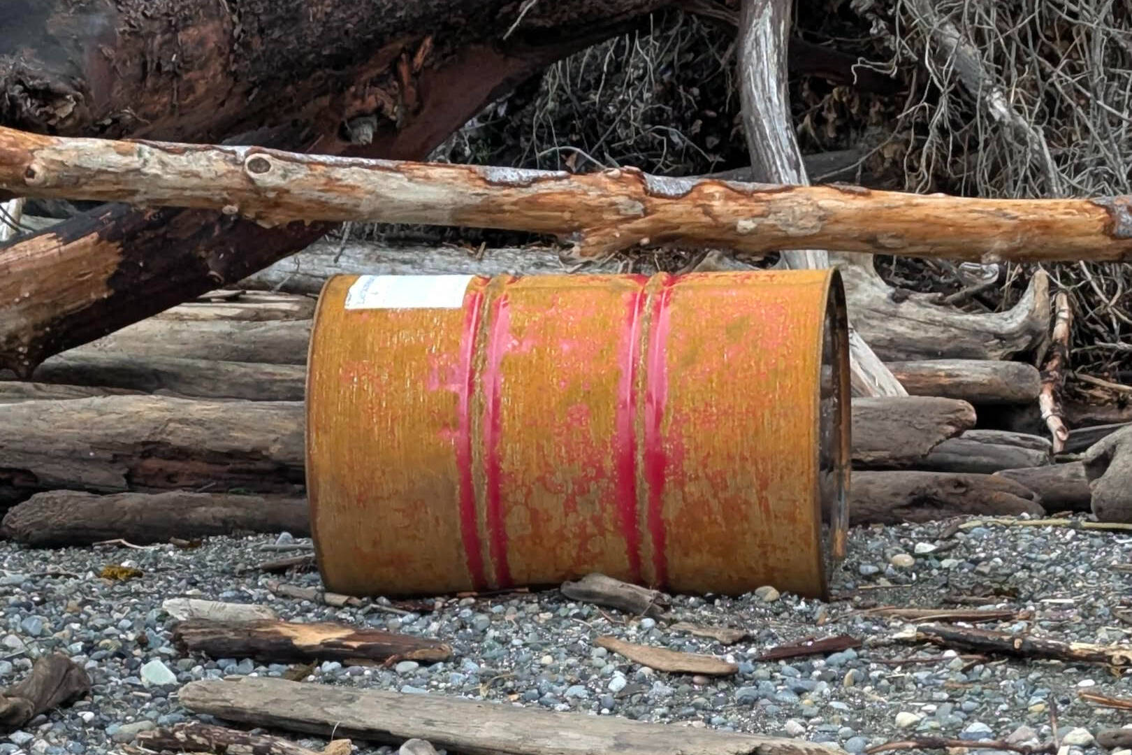 Photos by Robert Kiesser. North Whidbey Fire and Rescue spent some of Friday and Saturday investigating the contents of a barrel labeled as containing isocyanate.