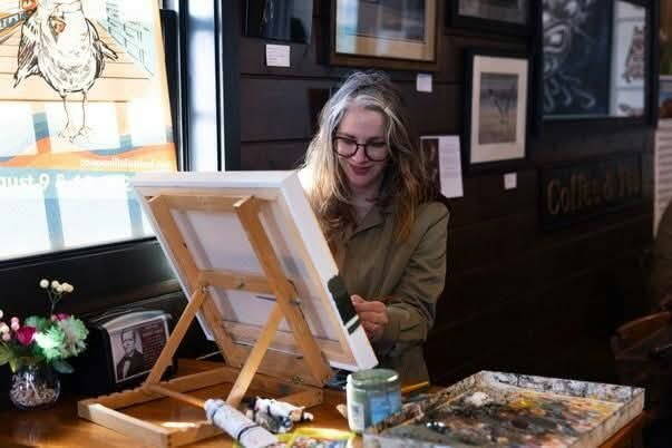 (Photo provided) Katy Holley enjoys oil painting when her kids are in bed.