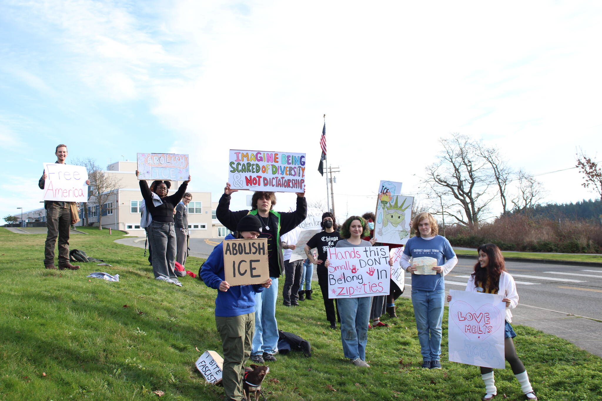 (Photo by Allyson Ballard) Shortly before wrapping up Tuesday afternoon, the group was about 20 people strong.