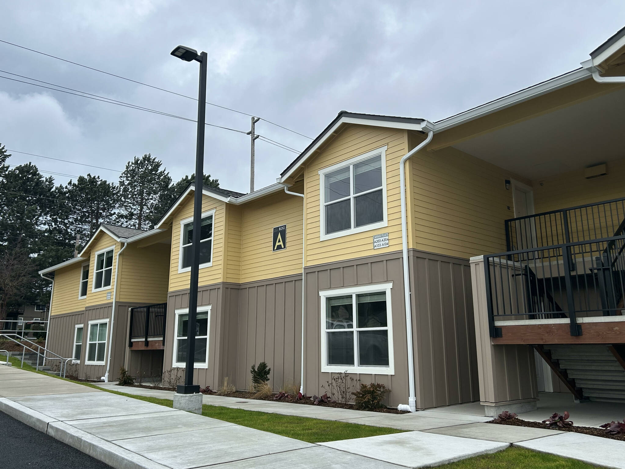 (Photo by Allyson Ballard) Camas Flats is a new affordable housing community in Oak Harbor made of at least 80 units.