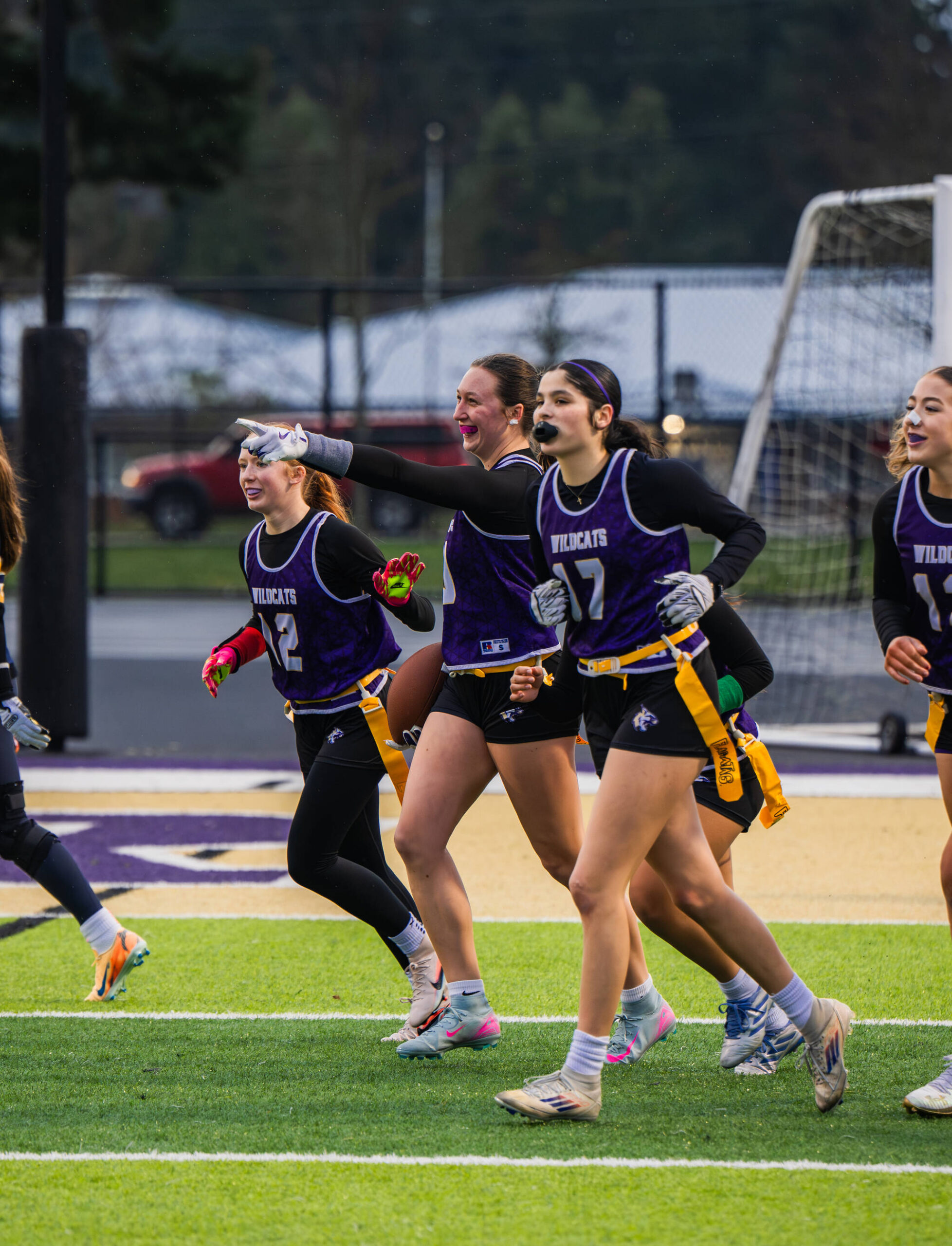 (Photo by Matthew Selsor, Oak Harbor High School Yearbook) The Wildcats took two of three playoff games at home late last month, pictured here.