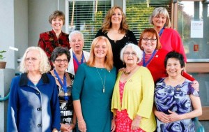 The Soroptimist Club of Oak Harbor recently installed its new officers. From left to right are