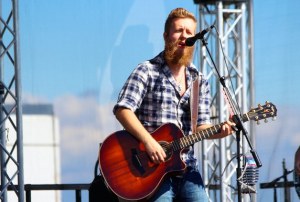 Dylan Jakobsen performs at the Oak Harbor Music Festival Sunday afternoon. His was one of 30 musical acts