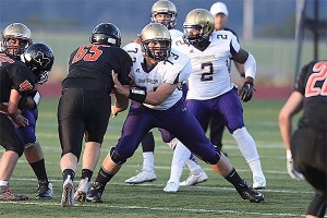 Sam Zook (73) earned all-league honors as both an offensive and defensive lineman in 2015.