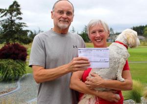 Scott and Penny Baldwin of Oak Harbor won $460