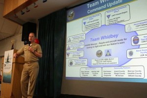 Janis Reid/Whidbey News-Times Capt. Mike Nortier