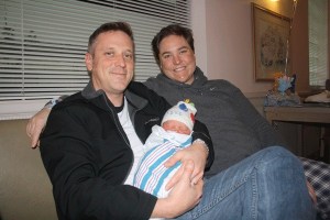 Brian Wilson and his wife