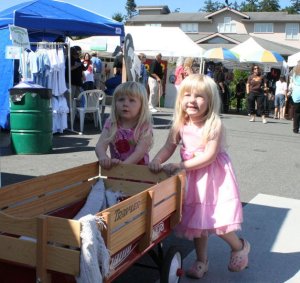 Coupeville residents Eva and Kate Larsen