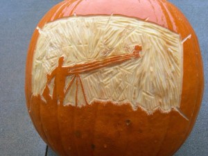 Self-portrait sculpture projects from Jennifer Yates’ sculpture design class at Oak Harbor High School include works such as sophomore Kyle Houck