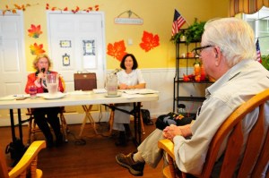 Community members ask questions to Republican Sen. Barbara Bailey