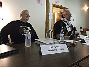 Deb and William Hughes of the South Whidbey American League assist local veterans with resources at a 2013 Veterans Resource Center event.