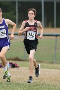 Danny Conlisk competes in Langley Saturday.