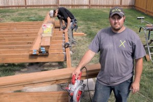 Jason Linson of Oak Harbor was among a select pool of contractors picked for national Home Depot ads. He spent a weekend in N.C. for the photo shoot.