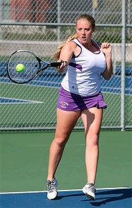 Makenzie Perry received the Oak Harbor Sports Report Scholarship for 2014-15.