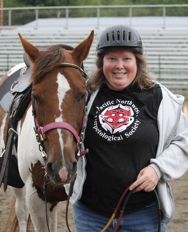 HOPE Therapeutic Riding Center volunteer Tina Belle Isle recently earned the President’s Volunteer Service Award.