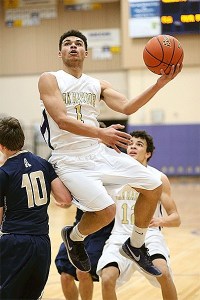 Dyllan Harris finished third in Oak Harbor High School basketball career scoring.