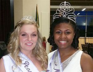 Newly crowned 2015 Miss Oak Harbor Dejsha Lollar