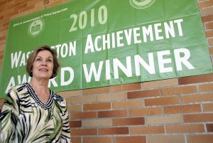 Olympic View Elementary School Principal Martha Adams