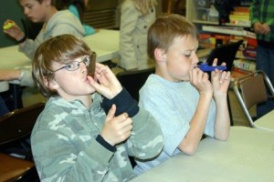 Coupeville Boys and Girls Club members Joshua Amundson