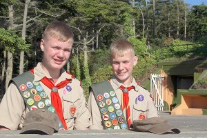 14-year-old twins Christian