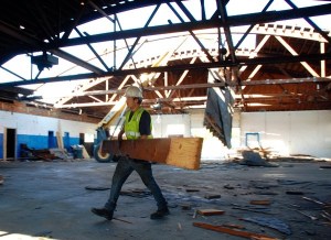 Michael Senko of Bellingham-based Re-Use Consulting works with his father