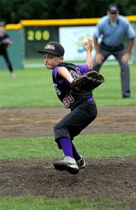 North Whidbey pitcher Taryn Hardy gets ready to fire a strike in the 15-1 win over Sedro-Woolley Thursday. Hardy pitched a three-hitter with seven strikeouts and no walks.