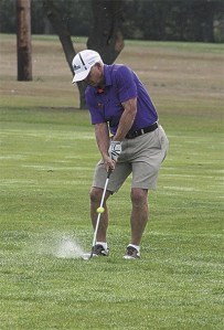 Tom Ford fires a shot at the Gallery Men's Invitational Saturday.