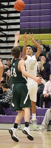 Anthony Powell puts up a jump shot in the loss to Mount Vernon Tuesday.